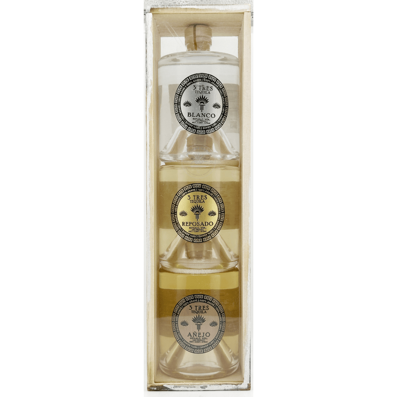 3 Tres Tequila Stack Trio 3 Pack 375ml 3 Tres Tequila Stack Trio 3 Pack 375ml