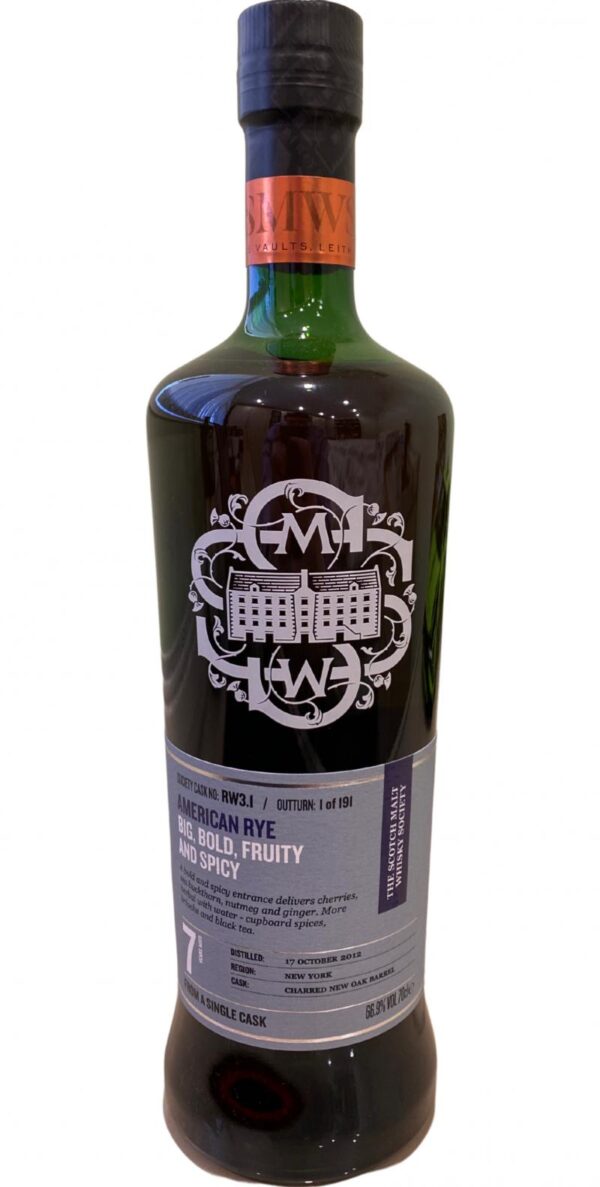 American Rye Whiskey 2012 SMWS RW3.1 Big Bold Fruity And Spicy | 700ML - World of Whiskey Sale American Rye Whiskey 2012 SMWS RW3.1 Big Bold Fruity And Spicy | 700ML - World of Whiskey Sale