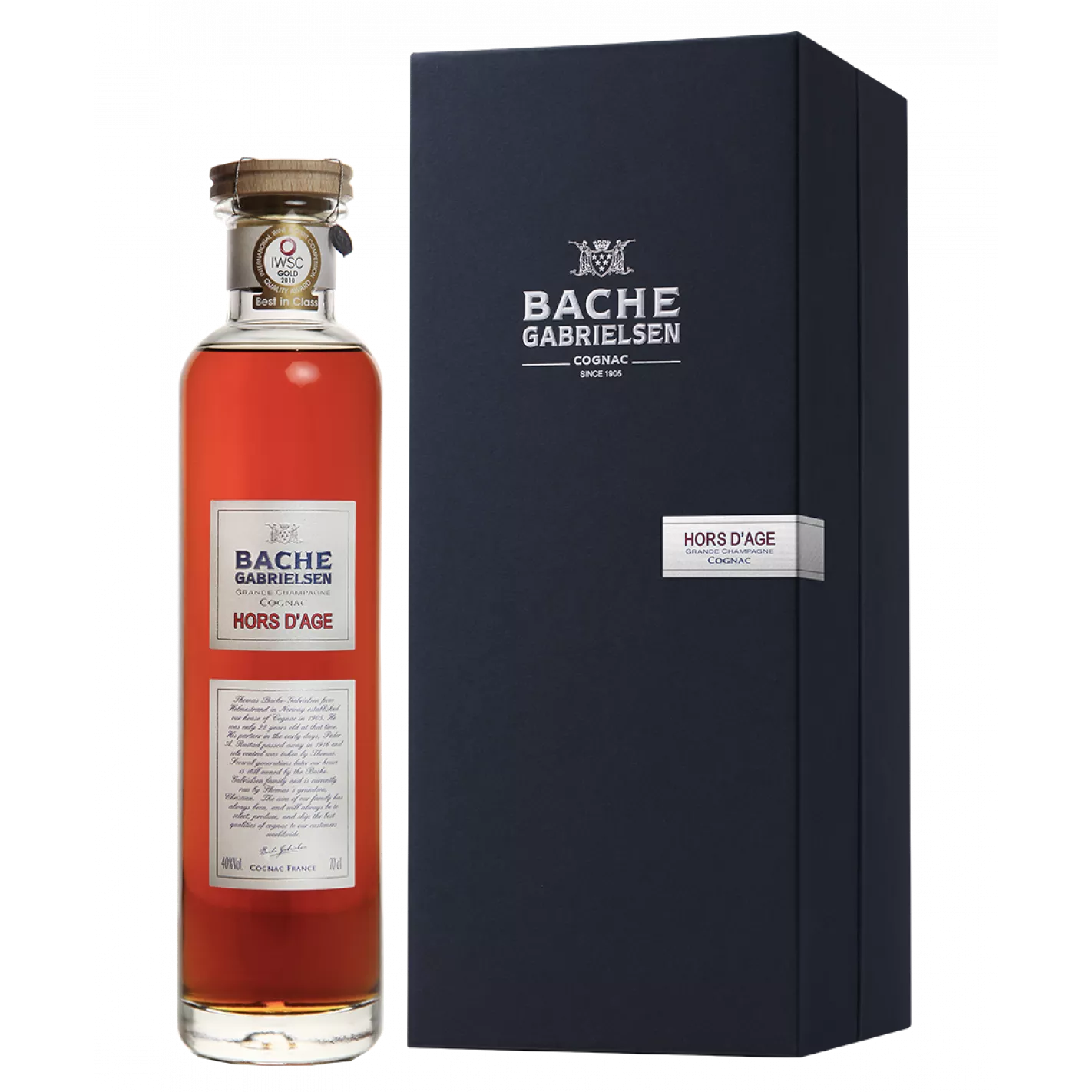 Bache Gabrielsen Hors d'Age Grande Champagne Cognac Bache Gabrielsen Hors d'Age Grande Champagne Cognac
