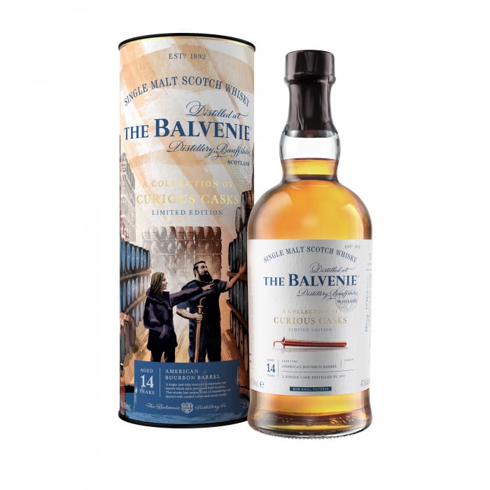 Balvenie A Collection of Curious Casks 14 Year Old American Bourbon Barrel Balvenie A Collection of Curious Casks 14 Year Old American Bourbon Barrel