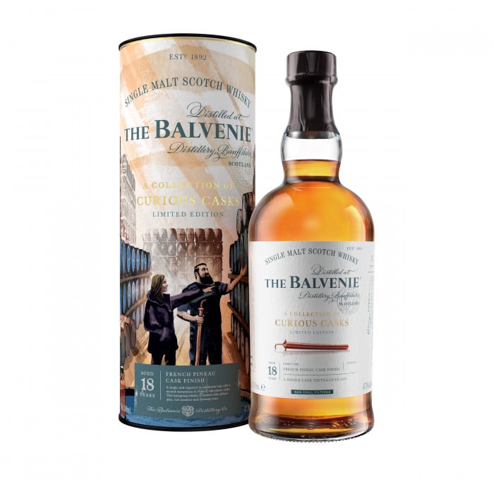 Balvenie A Collection of Curious Casks 18 Year Old French Pineau Cask Finish Balvenie A Collection of Curious Casks 18 Year Old French Pineau Cask Finish