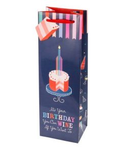 Birthday Cake Wine Gift Bag