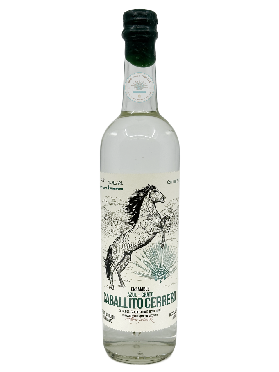 Caballito Cerrero Azul + Chato Ensamble 52.8 ABV Caballito Cerrero Azul + Chato Ensamble 52.8 ABV