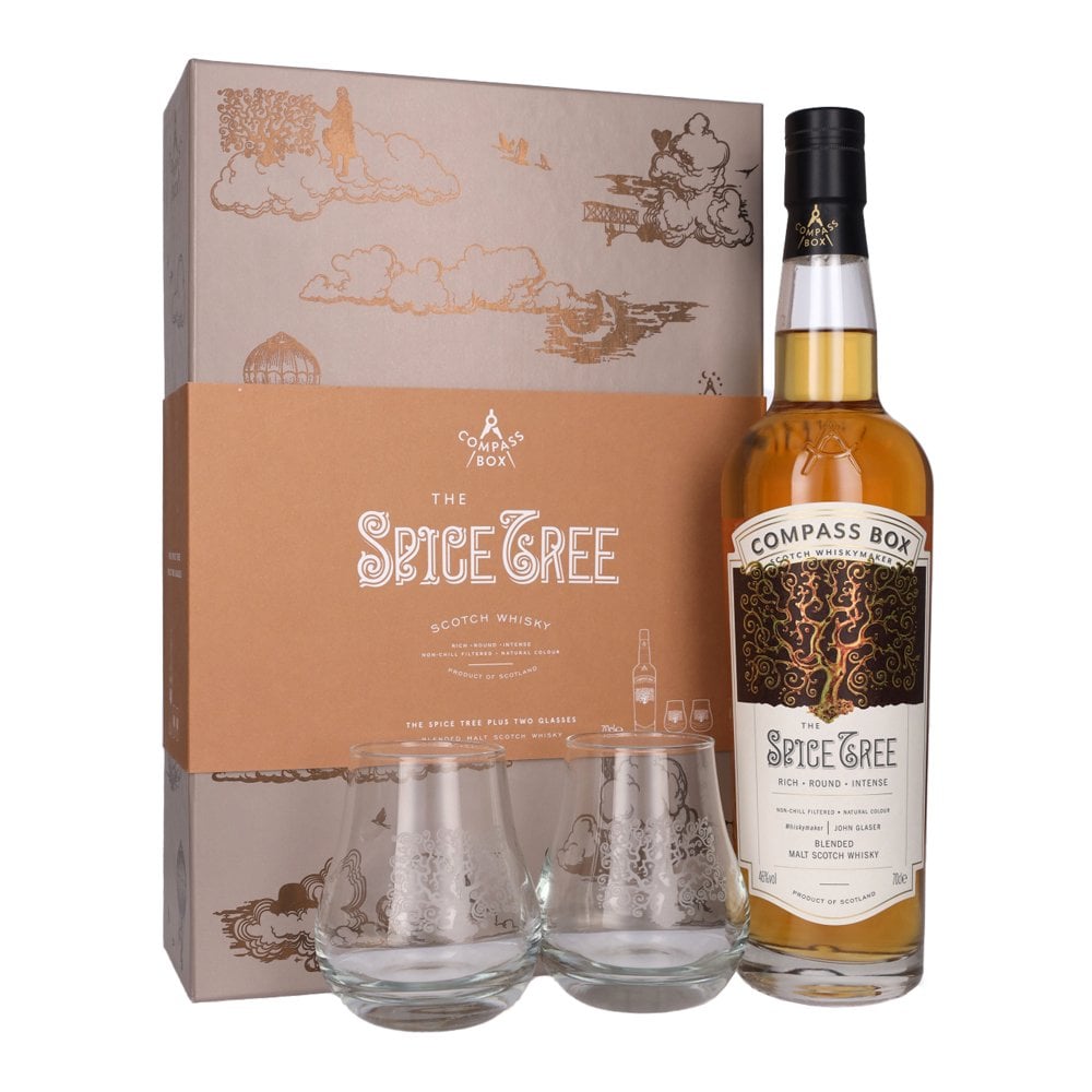 Compass Box The Spice Tree - 2 Glass Gift Pack Compass Box The Spice Tree - 2 Glass Gift Pack