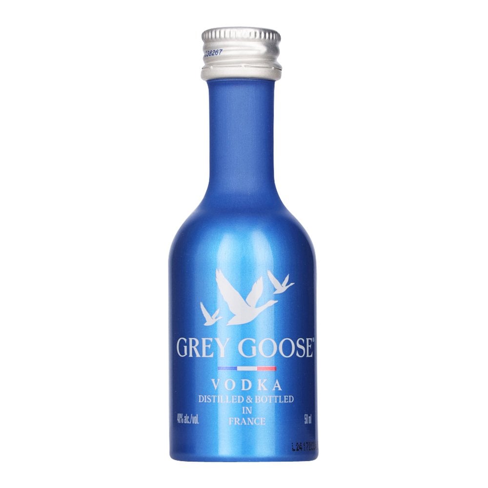 Grey Goose Vodka Alminum Bottle - 5cl Miniature Grey Goose Vodka Alminum Bottle - 5cl Miniature