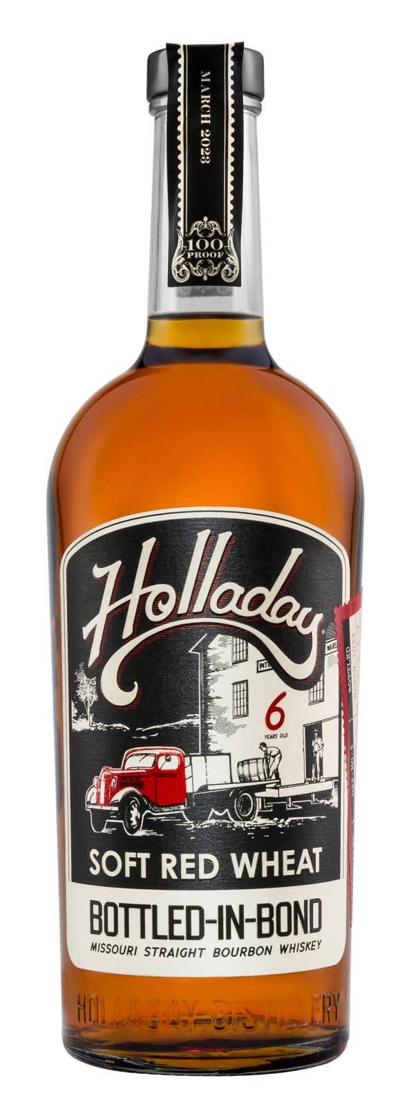 Holladay Soft Red Wheat Bottled In Bond 750ml Holladay Soft Red Wheat Bottled In Bond 750ml