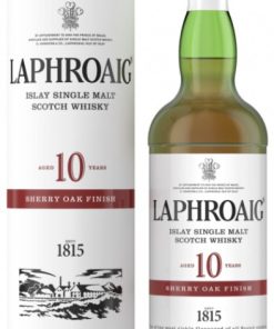 Laphroaig Single Malt Scotch Whisky Aged 10 Years Sherry Oak Finish 750ml