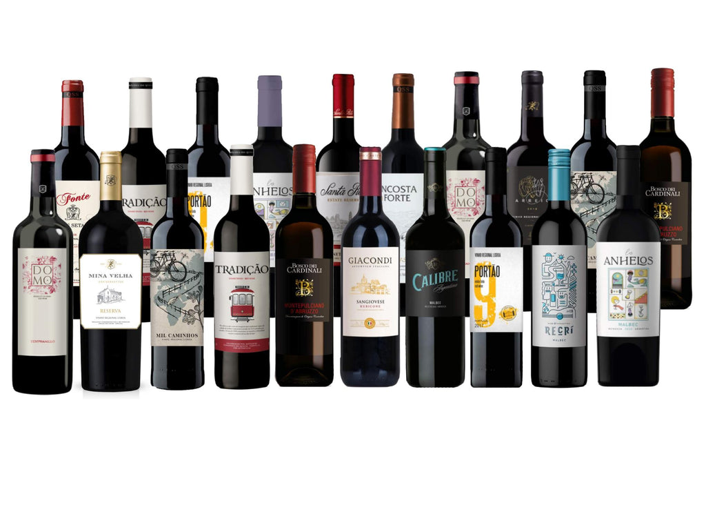 Overstock Wine Sampler Pack: 20 Bottle Case of Wine - 750ml Overstock Wine Sampler Pack: 20 Bottle Case of Wine - 750ml