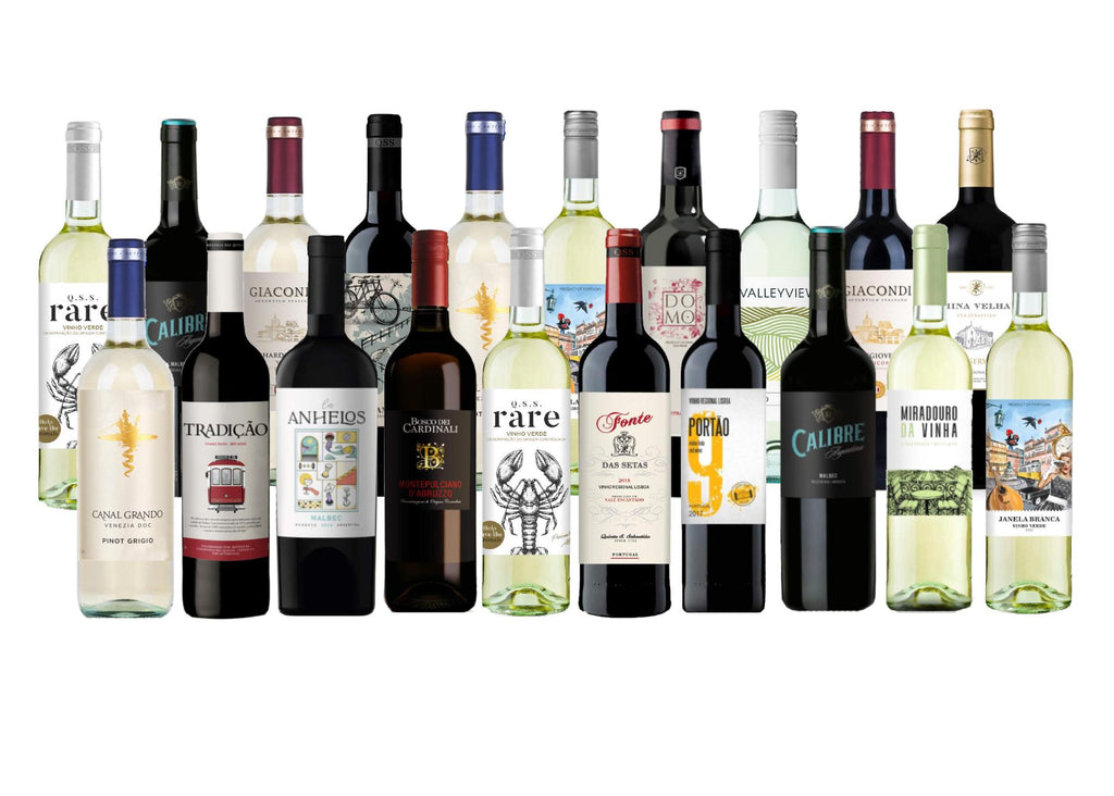 Overstock Wine Sampler Pack: 20 Bottle Case of Wine - 750ml Overstock Wine Sampler Pack: 20 Bottle Case of Wine - 750ml