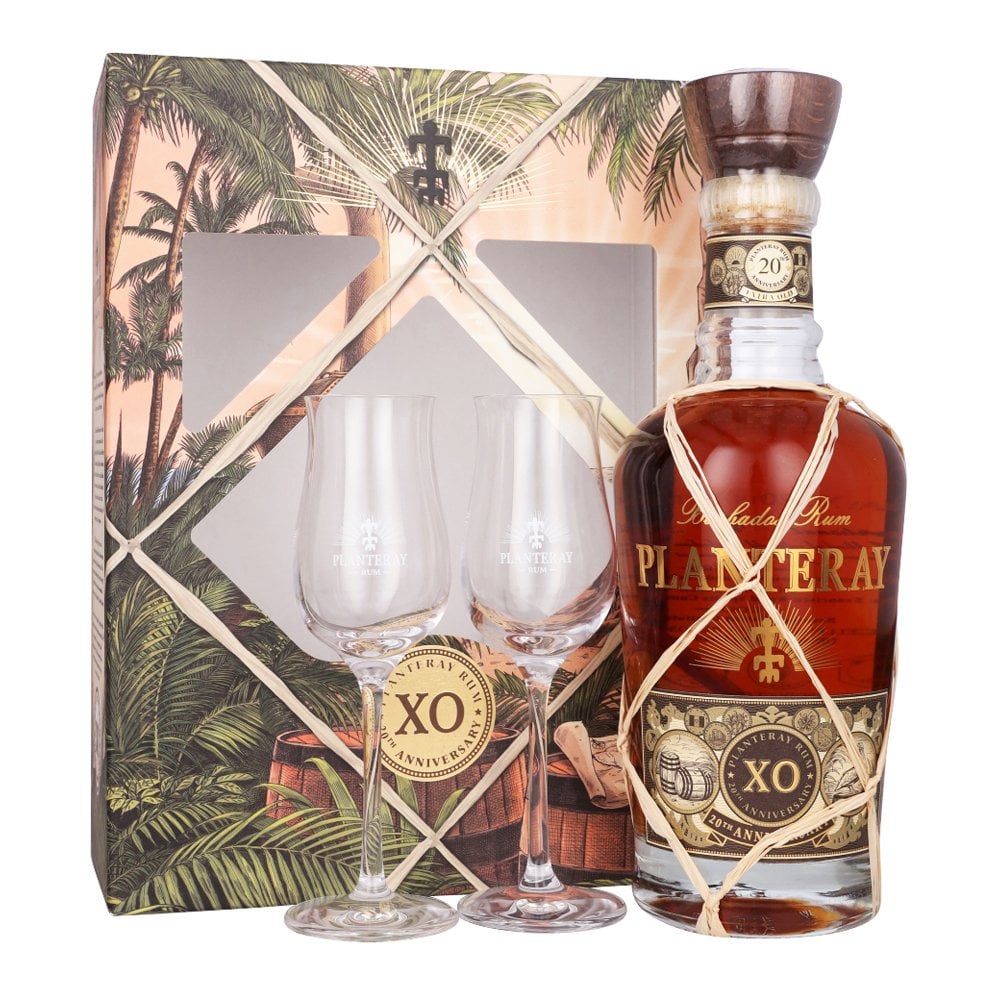 Planteray XO 20th Anniversary - Two Flute Glass Gift Pack Planteray XO 20th Anniversary - Two Flute Glass Gift Pack