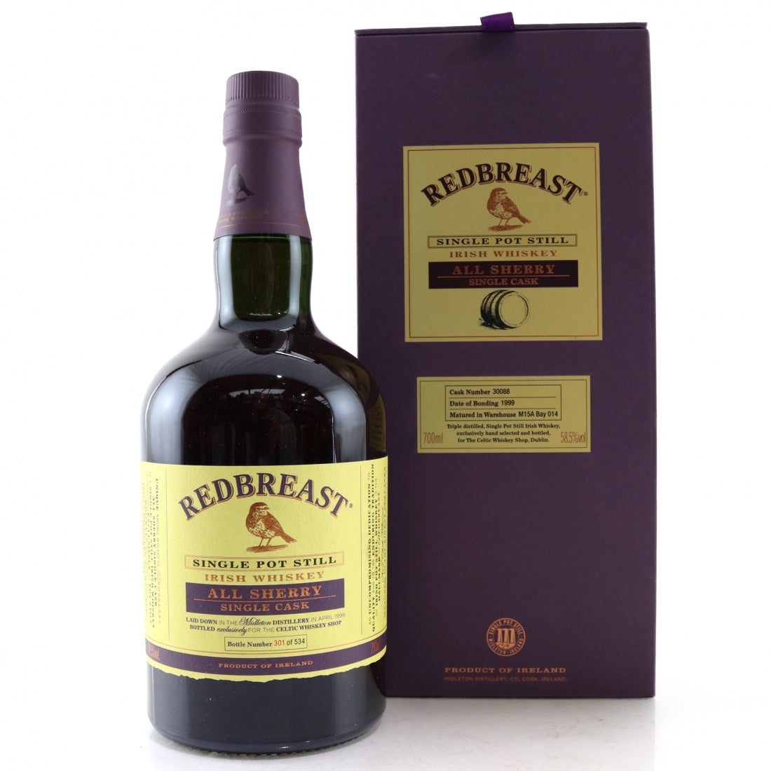redbreast-1999-sherry-cask-single-pot-still-irish-whiskey Redbreast 1999 Sherry Cask Single Pot Still Irish Whiskey