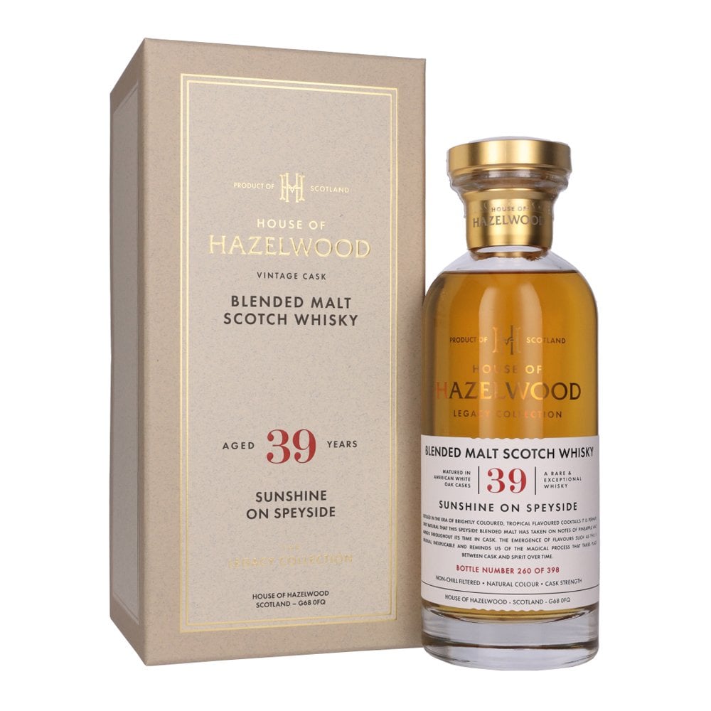 Sunshine On Speyside 39 Year Old - House of Hazelwood Legacy Collection Sunshine On Speyside 39 Year Old - House of Hazelwood Legacy Collection