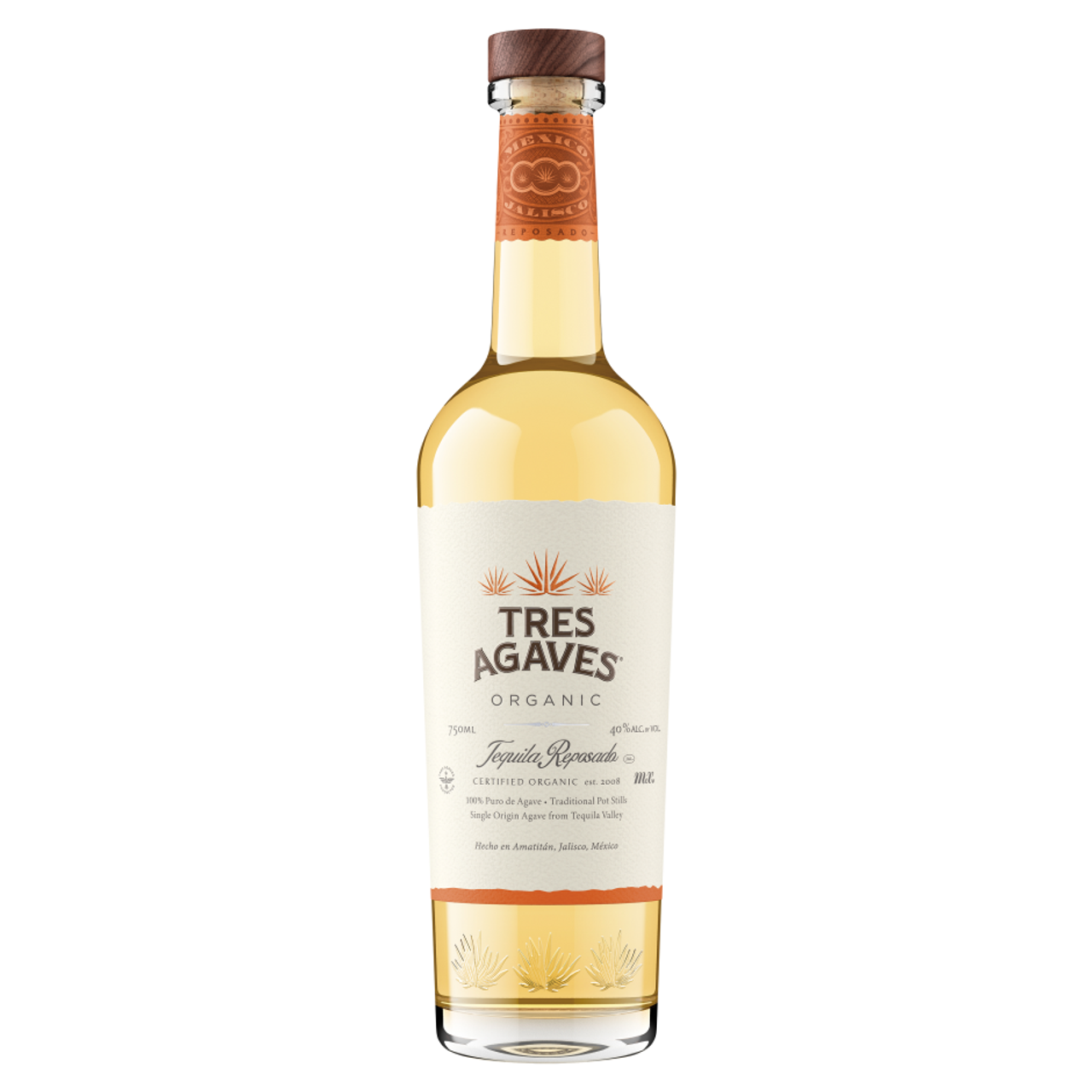 Tres Agaves Tequila Reposado 750ml Tres Agaves Tequila Reposado 750ml