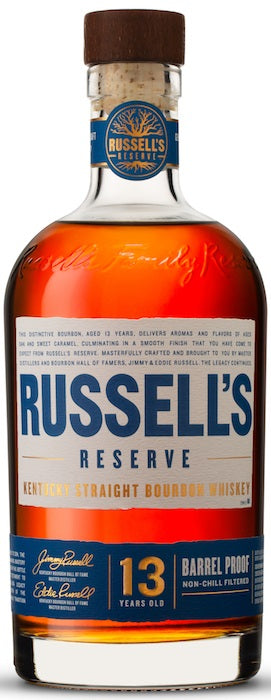 Wild Turkey Russell's Reserve 13 Year Old Barrel Proof Bourbon Whiskey 750ml Wild Turkey Russell's Reserve 13 Year Old Barrel Proof Bourbon Whiskey 750ml