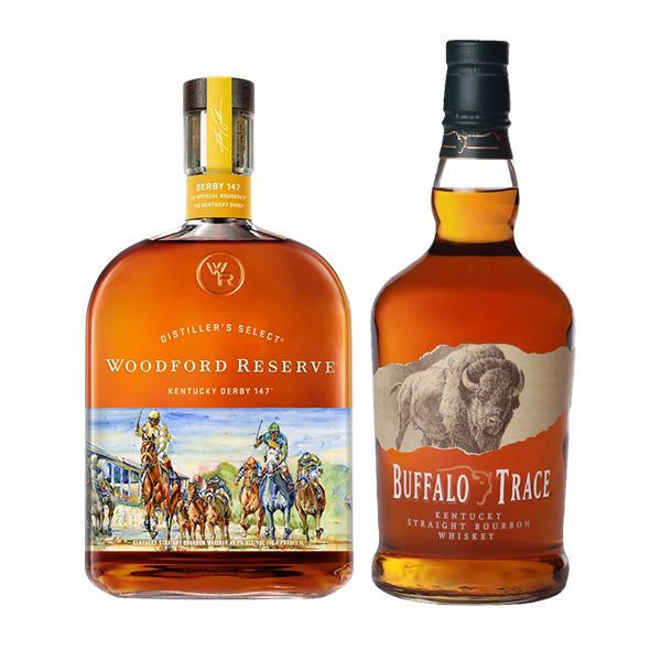 Woodford Reserve Kentucky Derby 1 Liter 2021 + Buffalo Trace Bourbon 1.75L - World of Whiskey Sale Woodford Reserve Kentucky Derby 1 Liter 2021 + Buffalo Trace Bourbon 1.75L - World of Whiskey Sale