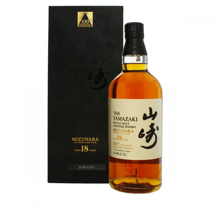 Yamazaki 18 Year Old Mizunara Suntory 100th Anniversary Release Yamazaki 18 Year Old Mizunara Suntory 100th Anniversary Release