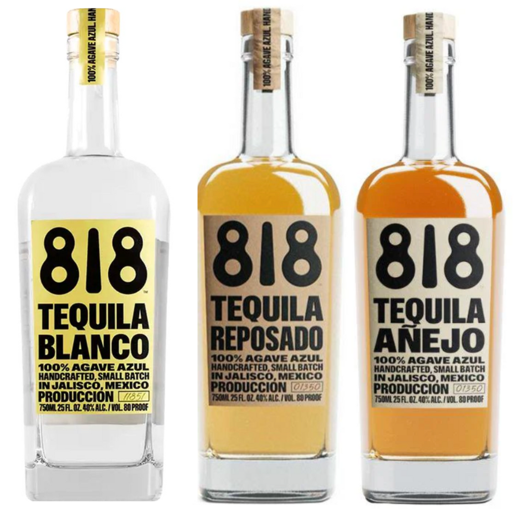 818 Blanco, Reposado, & Anejo Tequila Value Bundle 750 mL 818 Blanco, Reposado, & Anejo Tequila Value Bundle 750 mL