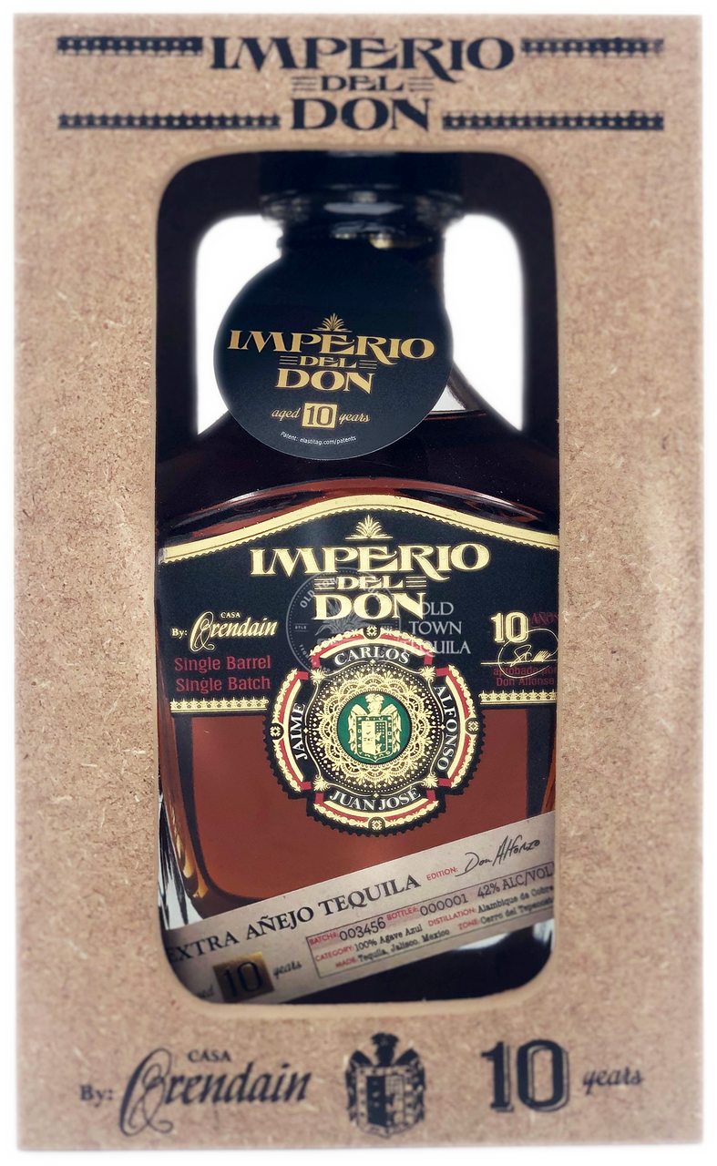 Imperio Del Don 10 Years Extra Anejo Tequila Don Alfonso Imperio Del Don 10 Years Extra Anejo Tequila Don Alfonso