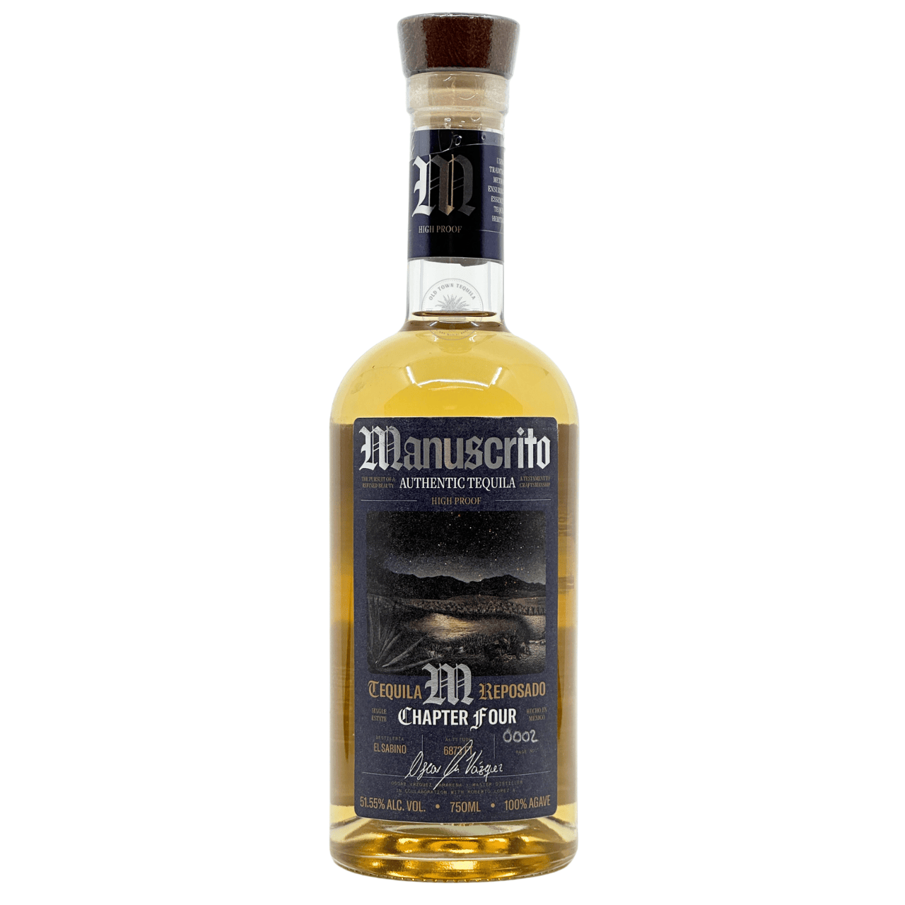 Manuscrito Chapter Four Reposado Tequila Manuscrito Chapter Four Reposado Tequila