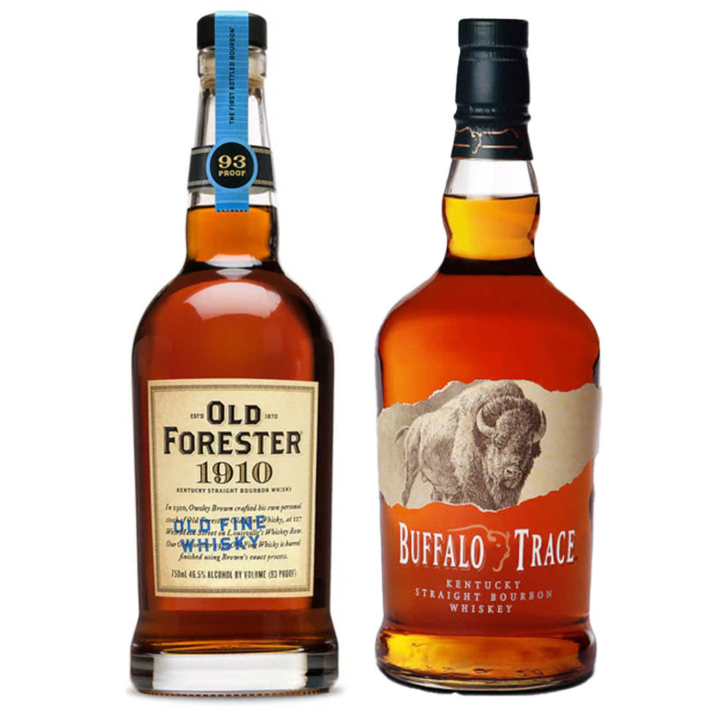 Old Forester 1910 & Buffalo Trace Whiskey Value Bundle 750 mL Old Forester 1910 & Buffalo Trace Whiskey Value Bundle 750 mL