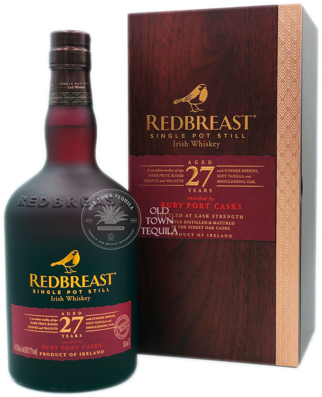 Redbreast 27 Years Ruby Port Casks Single Pot Still Irish Whiskey Redbreast 27 Years Ruby Port Casks Single Pot Still Irish Whiskey