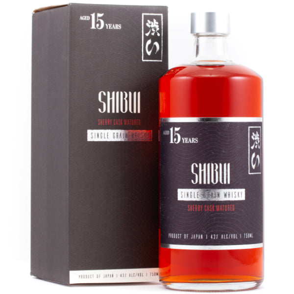 Shibui Single Grain Sherry Oak 15 Years Old Japanese Whisky Shibui Single Grain Sherry Oak 15 Years Old Japanese Whisky