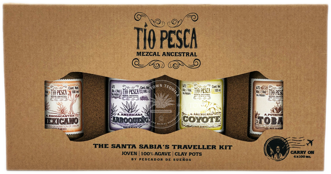 Tio Pesca Mezcal Ancestral The Santa Sabia Traveller's Kit Tio Pesca Mezcal Ancestral The Santa Sabia Traveller's Kit
