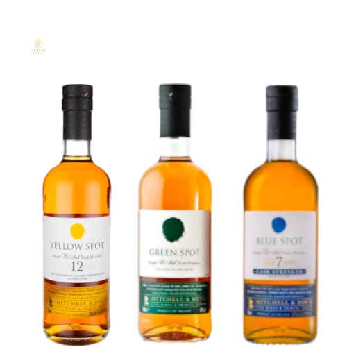 Yellow Spot, Green Spot, Blue Spot Irish Whisky Bundle Yellow Spot, Green Spot, Blue Spot Irish Whisky Bundle