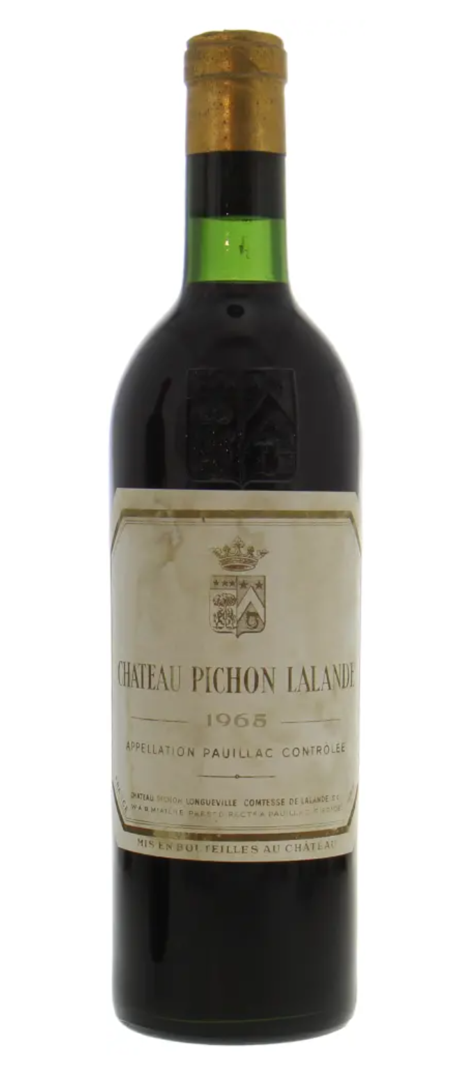 1965 | Chateau Pichon Comtesse de Lalande 1965 | Chateau Pichon Comtesse de Lalande