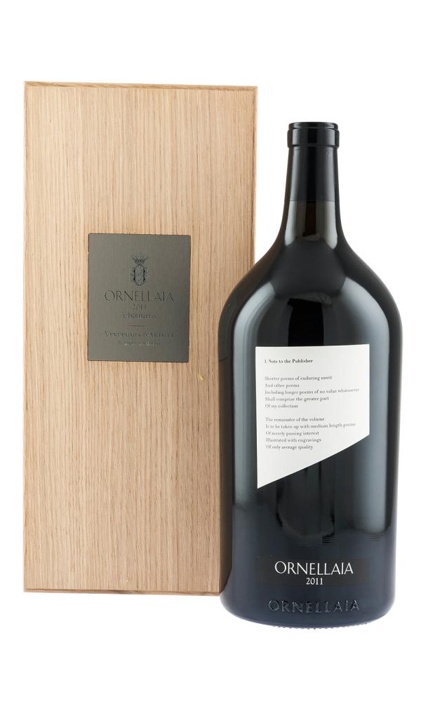 2011 | Ornellaia | Vendemmia d`Artista (Bottle 3) 6L 2011 | Ornellaia | Vendemmia d`Artista (Bottle 3) 6L