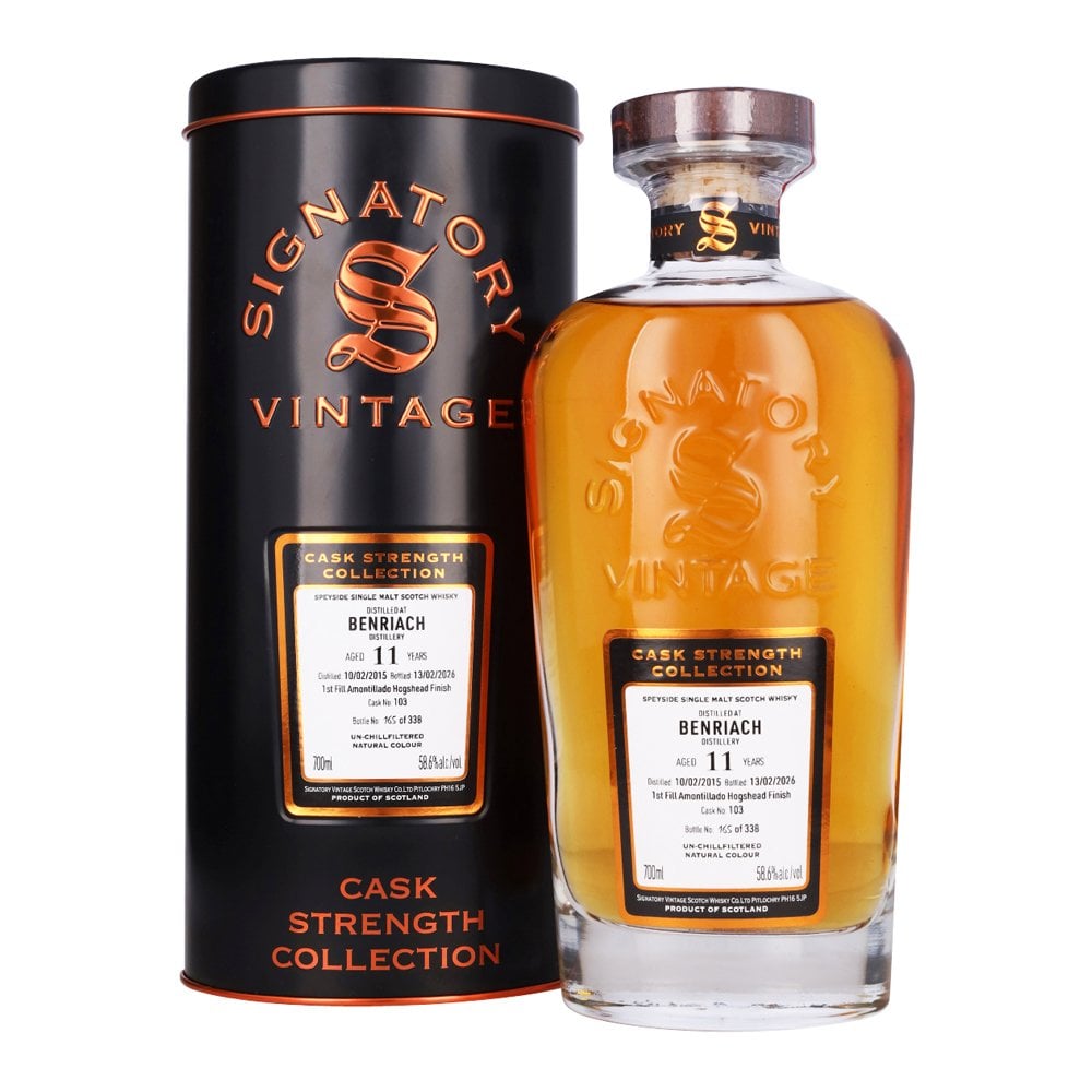 Benriach 2015 - 11 Year Old - #103 - Signatory Cask Strength Benriach 2015 - 11 Year Old - #103 - Signatory Cask Strength