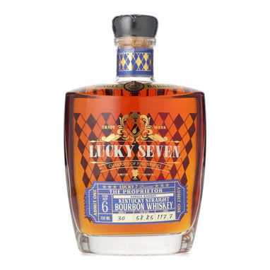 Lucky Seven 6 Year Old 'The Proprietor' Bourbon 'Glow' Private Barrel Selection Kentucky Straight Bourbon Whiskey Lucky Seven 6 Year Old 'The Proprietor' Bourbon 'Glow' Private Barrel Selection Kentucky Straight Bourbon Whiskey