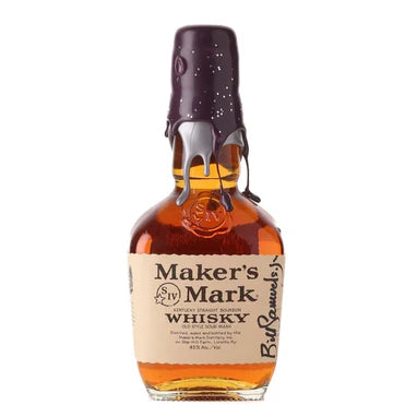 Maker's Mark Special Edition Purple & Silver Wax Kentucky Straight Bourbon Whisky Signed | 375ML Maker's Mark Special Edition Purple & Silver Wax Kentucky Straight Bourbon Whisky Signed | 375ML