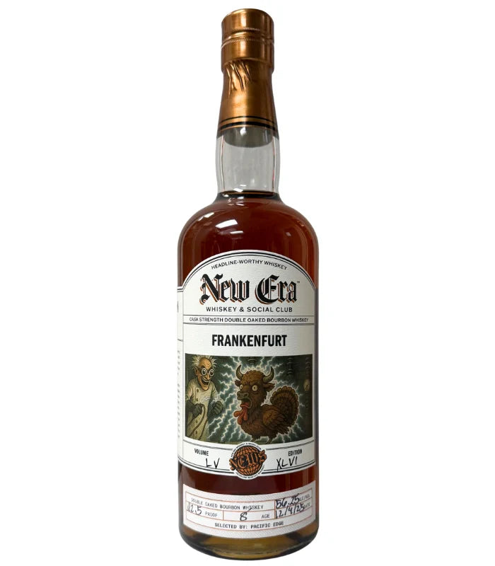 New Era 'Frankenfurt' 8 Year Old BuffTurkey Cask Strength Double Oaked Bourbon Whiskey New Era 'Frankenfurt' 8 Year Old BuffTurkey Cask Strength Double Oaked Bourbon Whiskey
