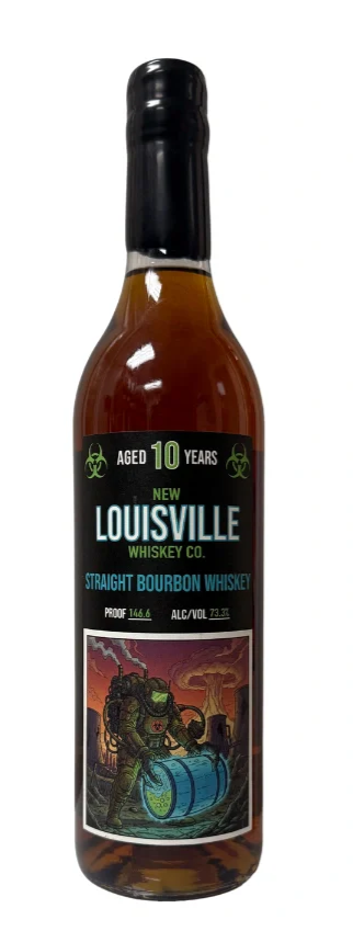 Nulu New Louisville Co. 10 Year Old Nuclear Nectar HAZMAT 146.6 Proof Bourbon Whiskey Nulu New Louisville Co. 10 Year Old Nuclear Nectar HAZMAT 146.6 Proof Bourbon Whiskey
