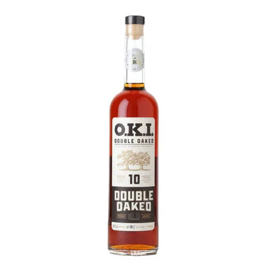O.K.I. 10 Year Old Double Oaked Single Barrel Kentucky Straight Bourbon Whiskey O.K.I. 10 Year Old Double Oaked Single Barrel Kentucky Straight Bourbon Whiskey