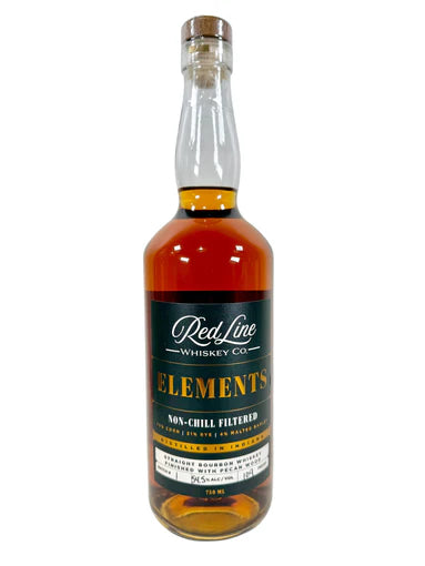 Red Line Elements - Pecan Wood Finished Batch #1 Straight Bourbon Whiskey Red Line Elements - Pecan Wood Finished Batch #1 Straight Bourbon Whiskey