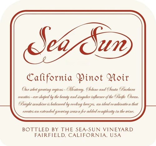 Sea Sun California Pinot Noir 2023 by Charlie Wagner (750 ml) Sea Sun California Pinot Noir 2023 by Charlie Wagner (750 ml)