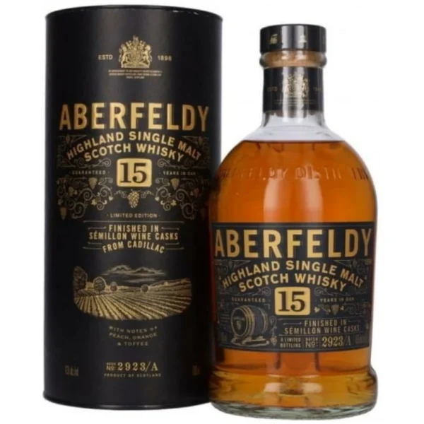 Aberfeldy 15Yr Cadillac Wine Cask Single Malt Aberfeldy 15Yr Cadillac Wine Cask Single Malt