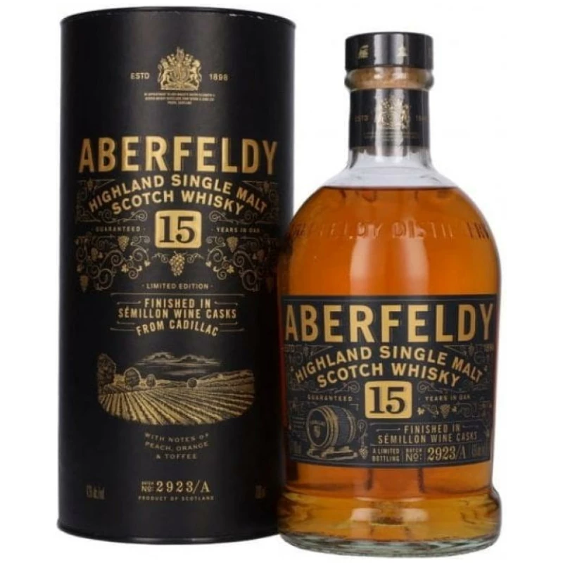 Aberfeldy 15Yr Cadillac Wine Cask Single Malt Aberfeldy 15Yr Cadillac Wine Cask Single Malt