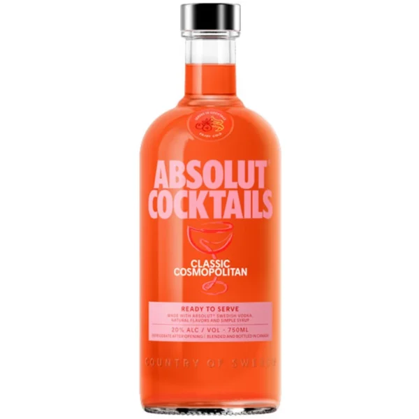 Absolut Cosmopolitan Cocktail Absolut Cosmopolitan Cocktail
