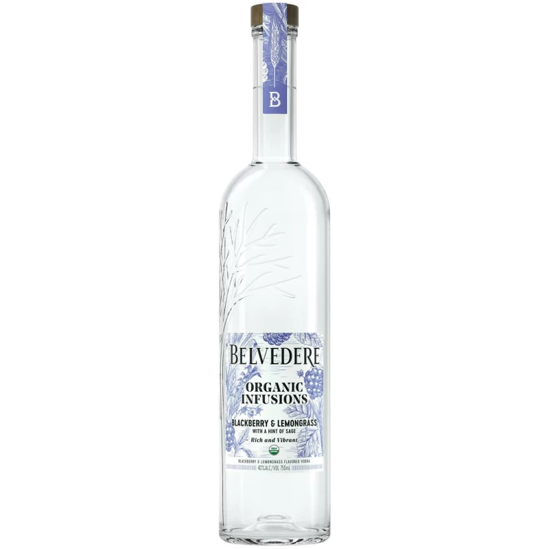 Belvedere Organic Infusions Blackberry & Lemongrass Belvedere Organic Infusions Blackberry & Lemongrass