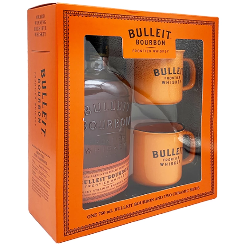 Bulleit Bourbon Gift Set W/2Gls 750ml Bulleit Bourbon Gift Set W/2Gls 750ml