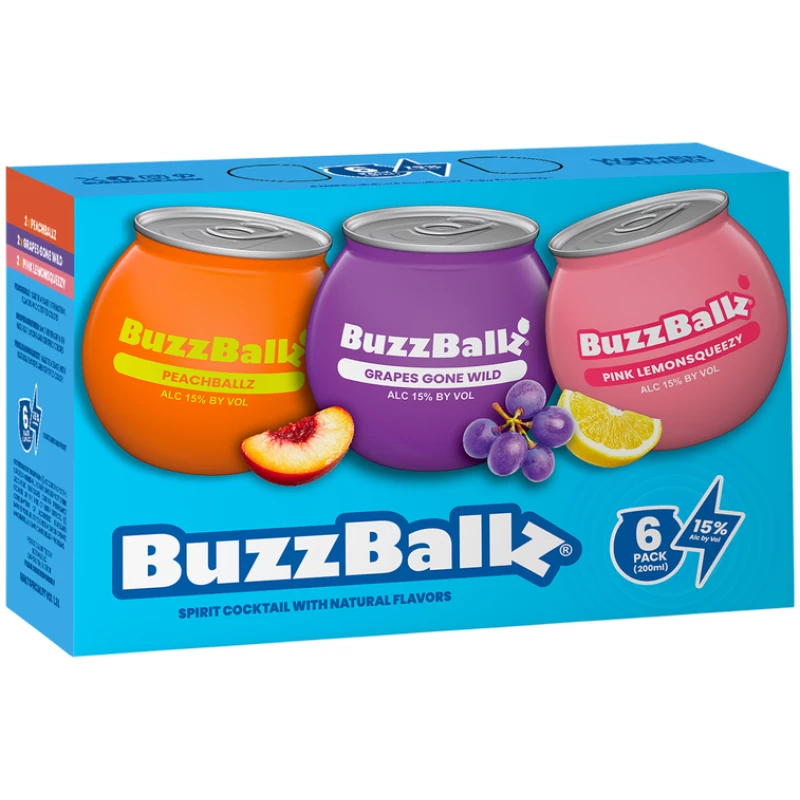 BuzzBallz Assorted Party Pack 6pk BuzzBallz Assorted Party Pack 6pk