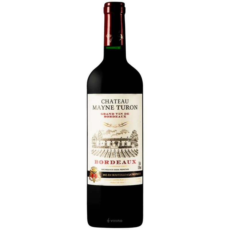 Chateau Mayne Turon Tin Label 750ml Chateau Mayne Turon Tin Label 750ml