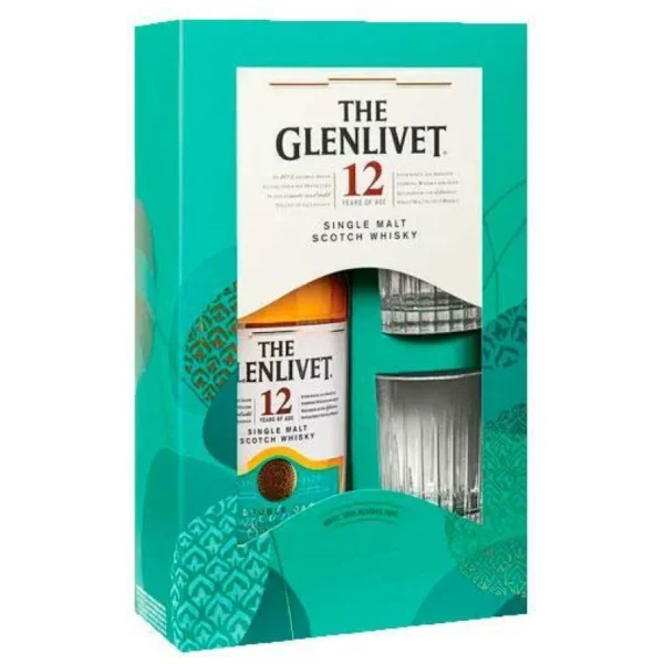 The Glenlivet Single Malt Scotch 12Yr w/2 Glasses Pack The Glenlivet Single Malt Scotch 12Yr w/2 Glasses Pack