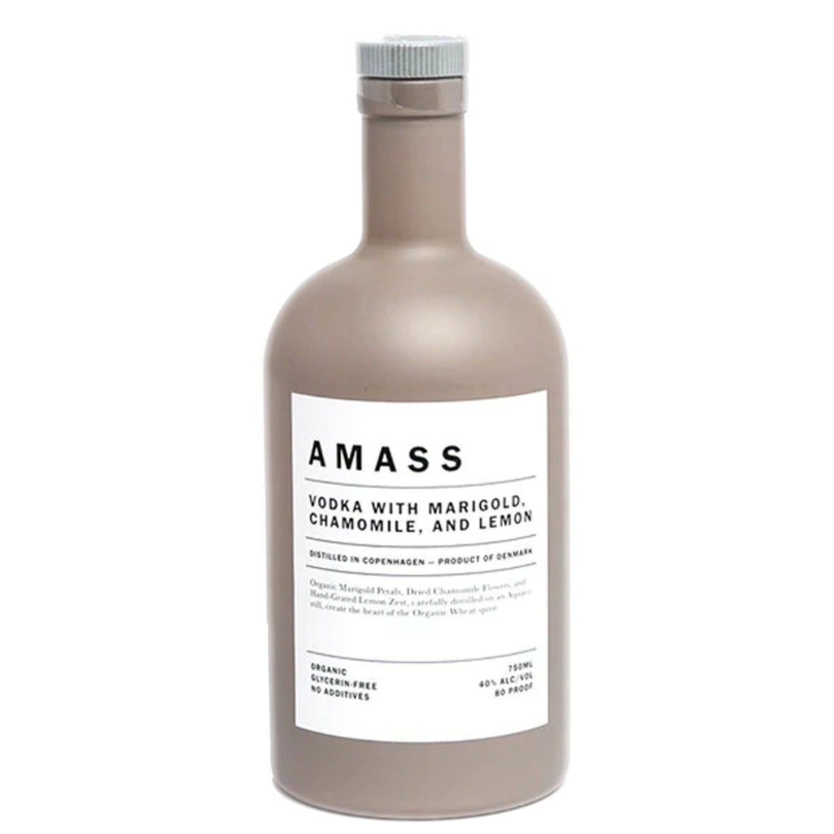 AMASS Vodka with Marigold Chamomile & Lemon Zest AMASS Vodka with Marigold Chamomile & Lemon Zest