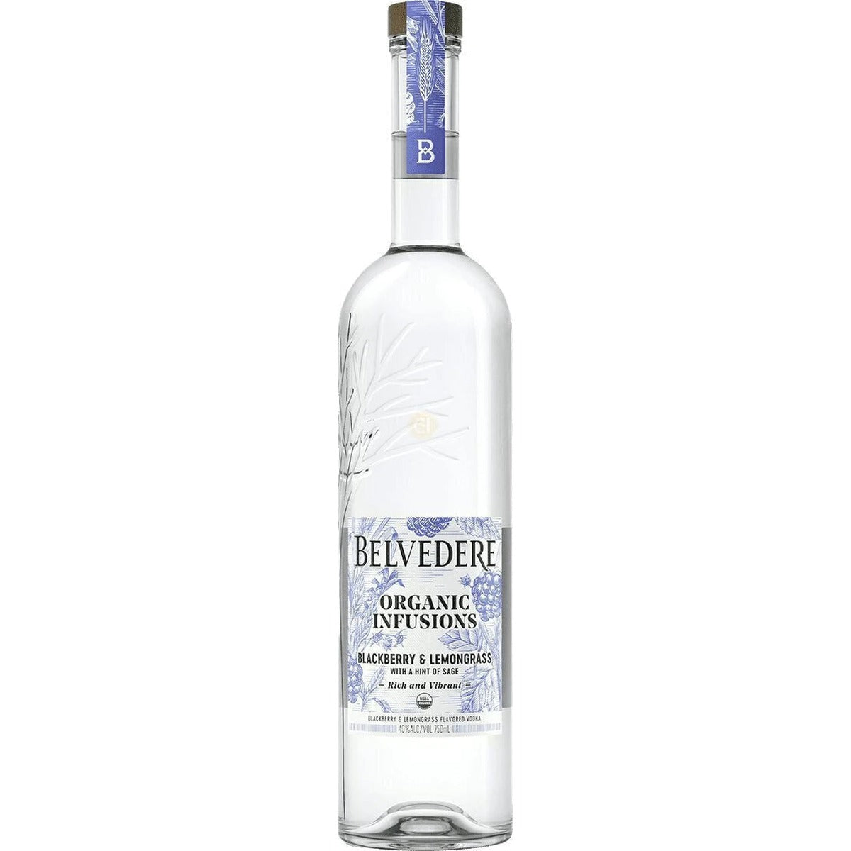 Belvedere Vodka Organic Infusions Blackberry & Lemongrass Belvedere Vodka Organic Infusions Blackberry & Lemongrass