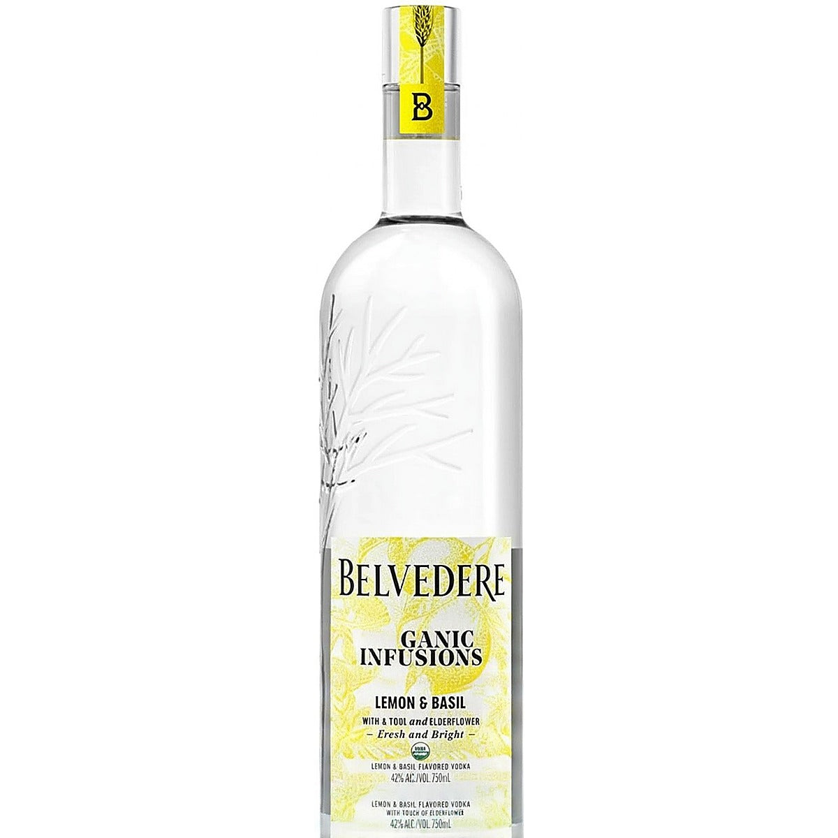 Belvedere Vodka Organic Infusions Lemon & Basil Belvedere Vodka Organic Infusions Lemon & Basil