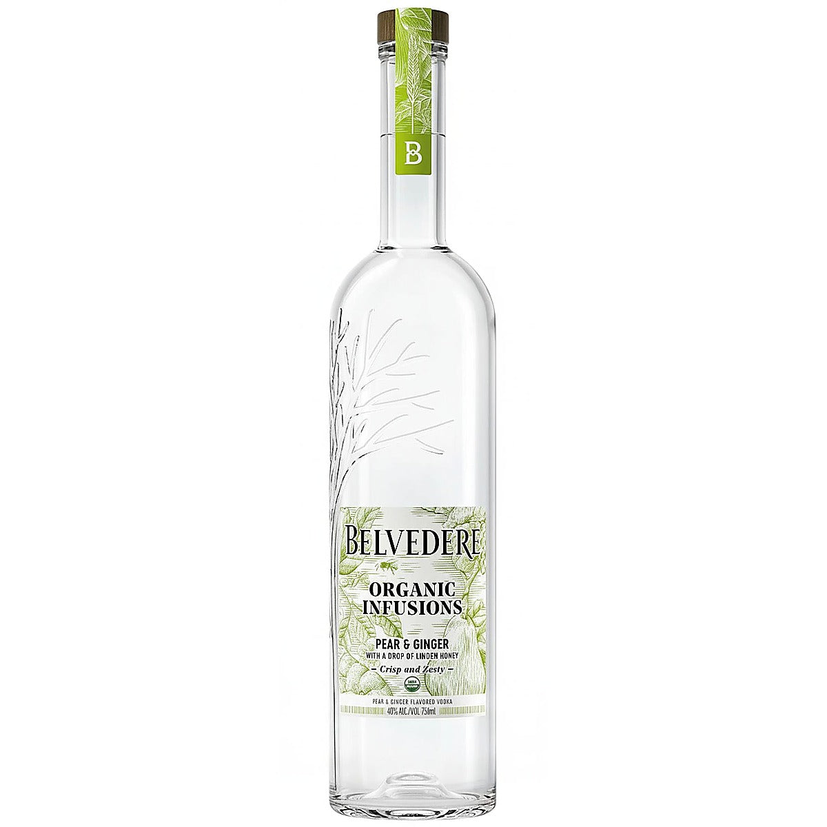 Belvedere Vodka Organic Infusions Pear & Ginger Belvedere Vodka Organic Infusions Pear & Ginger